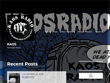 Tablet Screenshot of kaosradioaustin.org